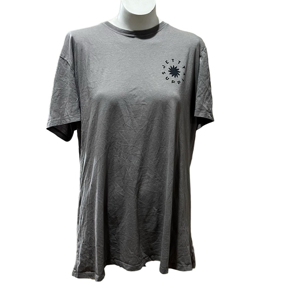Jetty Men’s short sleeve gray Tshirt xxl